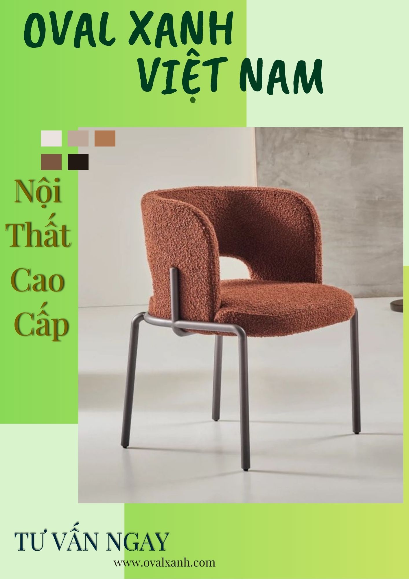 ✨ GHẾ SẮT – CHẮC CHẮN, HIỆN ĐẠI, BỀN ĐẸP ✨
Ghế sắt là lựa chọn lý tưởng cho quán cà phê, nhà hàng, sân vườn và nhiều không gian khác nhờ thiết kế hiện đại, khung sắt chắc chắn và độ bền cao. Với kiểu dáng đa dạng, dễ kết hợp cùng nhiều loại bàn, sản phẩm mang đến sự tiện nghi và tạo điểm nhấn ấn tượng cho không gian.
Được gia công tỉ mỉ, sơn hoàn thiện chất lượng cao, ghế sắt có khả năng sử dụng lâu dài, dễ vệ sinh và phù hợp với cả không gian trong nhà lẫn ngoài trời.
✅ Khung sắt chắc chắn, bền đẹp ✅ Thiết kế đa dạng, hiện đại ✅ Phù hợp nhiều không gian sử dụng ✅ Hỗ trợ giao hàng tận nơi
================================
🎯 207C, Nguyễn Xí, Phường Bình Thạnh, Hồ Chí Minh
📞 Điện thoại: 0939 546 469 (Trang) (CALL/ZALO)
📩 : contact@ovalxanh.com hoặc ovalxanh@gmail.com
🌐 Website: ovalxanh.com và sanxuatbanghecafe.com
#OvalXanh #BanGheCafe #DecorQuanCafe #BanGheNhaHang  #BanGheKhachSan #BanGheF&B