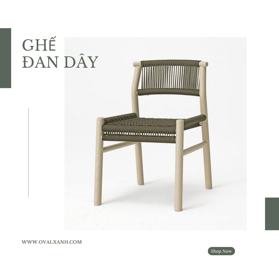 ✨ GHẾ ĐAN DÂY – ĐIỂM NHẤN TINH TẾ CHO MỌI KHÔNG GIAN ✨