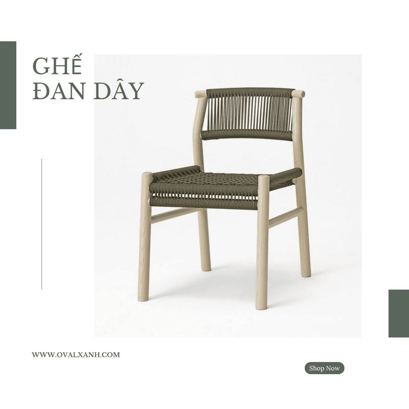 ✨ GHẾ ĐAN DÂY – ĐIỂM NHẤN TINH TẾ CHO MỌI KHÔNG GIAN ✨
